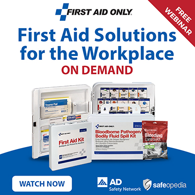 FREE WEBINAR First Aid Solutions for the Workplace ON DEMAND WATCH NOW