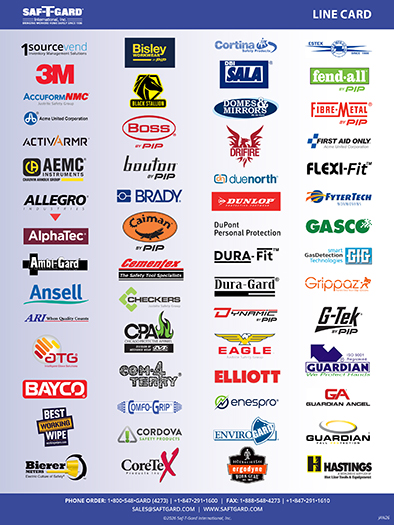 Saf-T-Gard Line Card