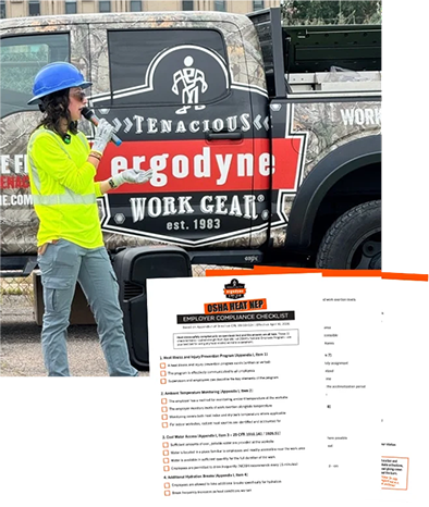 Ergodyne’s OSHA Heat NEP Compliance Checklist