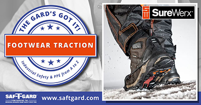GET IT AT THE GARD:SureWerx® Footwear Traction