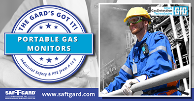 The Gard's Got It! GfG Portable Gas Monitors Industrial Safety & PPE from A to Z