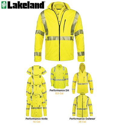 Lakeland High Performance FR garment styles